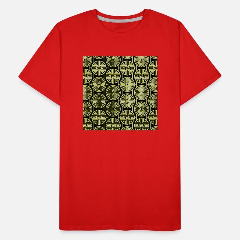 Chinese pattern Men's Premium Organic T-Shirt