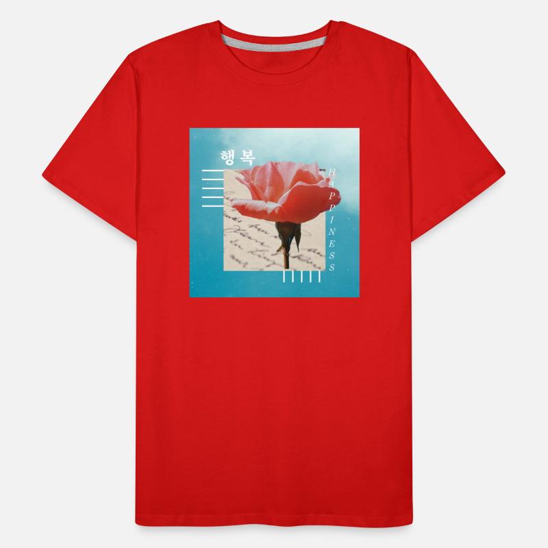 Coréen T-shirt bio Premium Homme