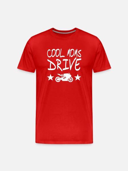 Motorcycle - Men's Premium Organic T-Shirt - red
