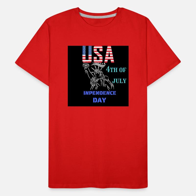 USA, Freiheitsstatue Männer Premium Bio T-Shirt