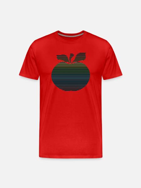 Apple - Men's Premium Organic T-Shirt - red