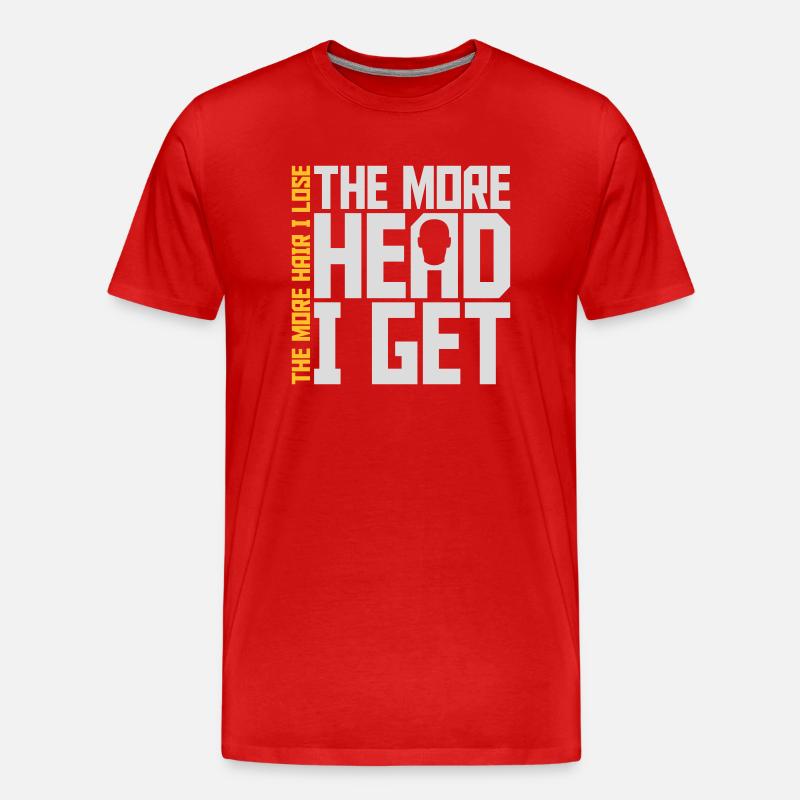 J’ai plus de tête - T-shirt bio Premium Homme - rouge