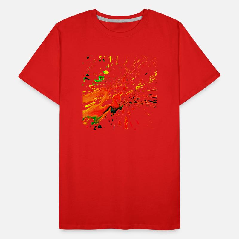 Distorted Colors Shirt Männer Premium Bio T-Shirt