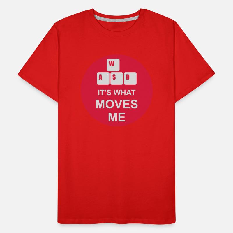 its what moves me Männer Premium Bio T-Shirt
