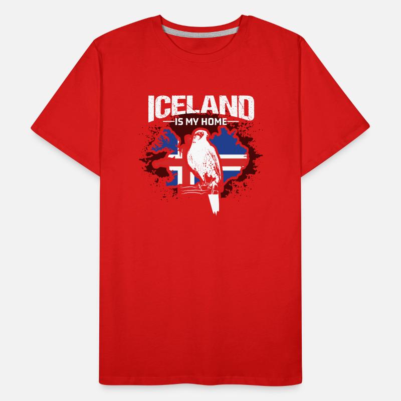 Fierté de l’île d’Islande T-shirt bio Premium Homme