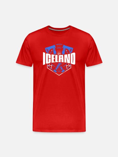 Iceland Reykjavik Pride - Men's Premium Organic T-Shirt - red