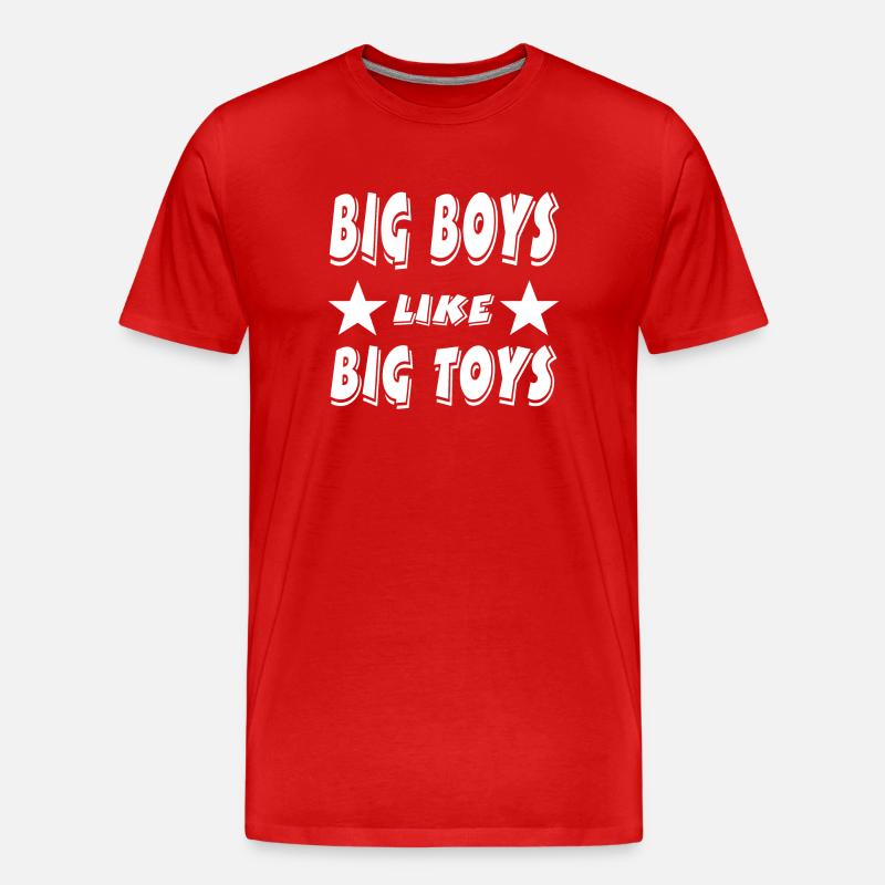 Auto - Männer Premium Bio T-Shirt - Rot