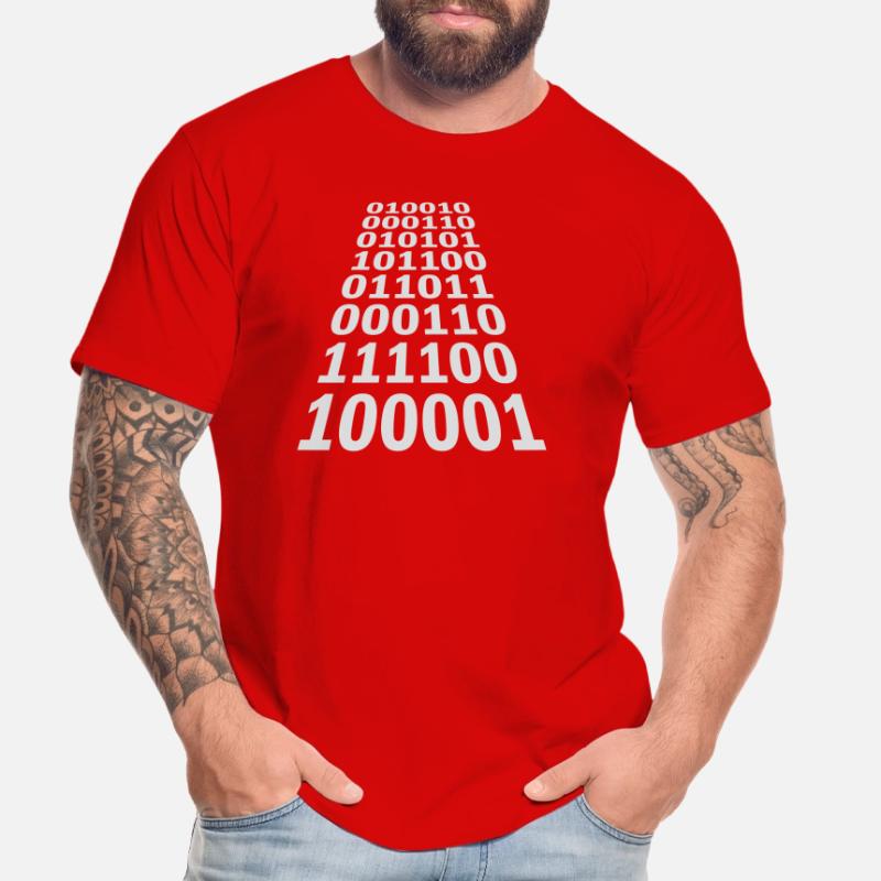 Binär Code Programm Sprache Männer Premium Bio T-Shirt