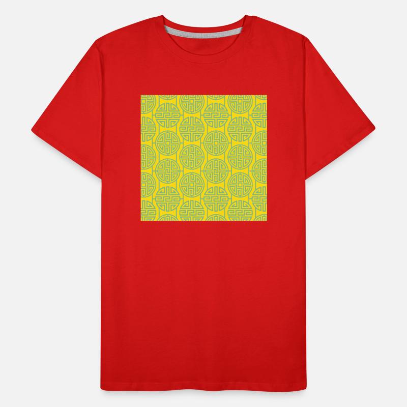 Chinese pattern Men's Premium Organic T-Shirt