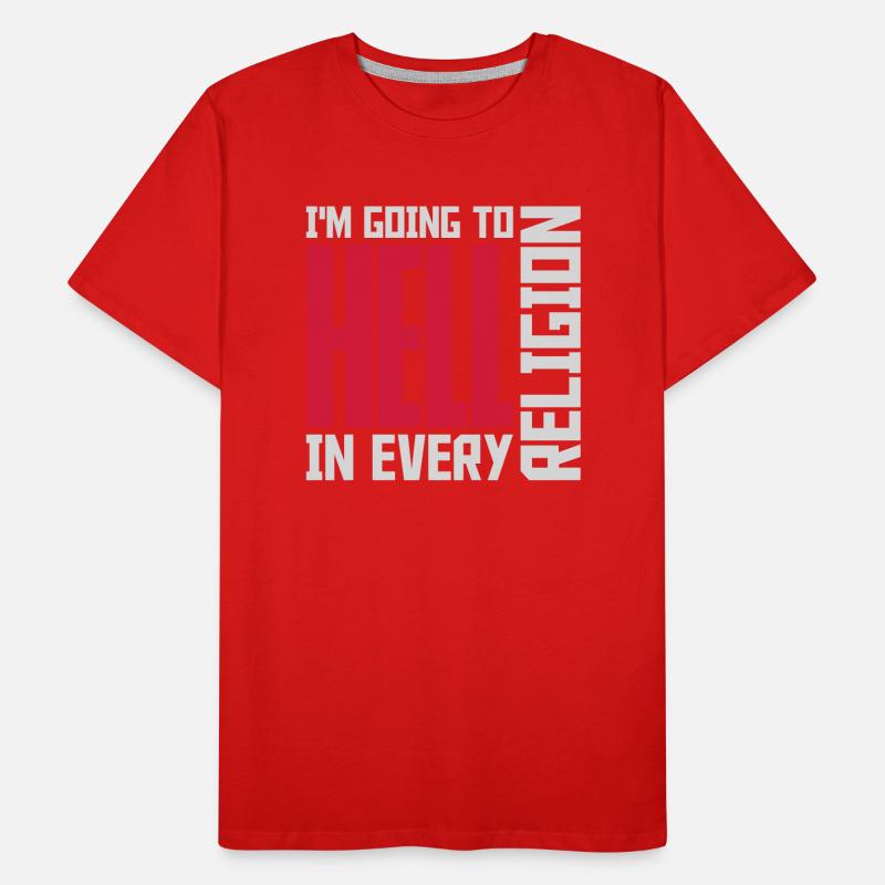 im going to hell Männer Premium Bio T-Shirt
