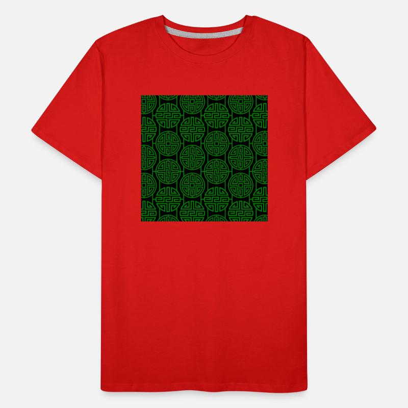 Chinese pattern Men's Premium Organic T-Shirt