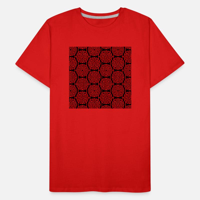 Chinese pattern Men's Premium Organic T-Shirt