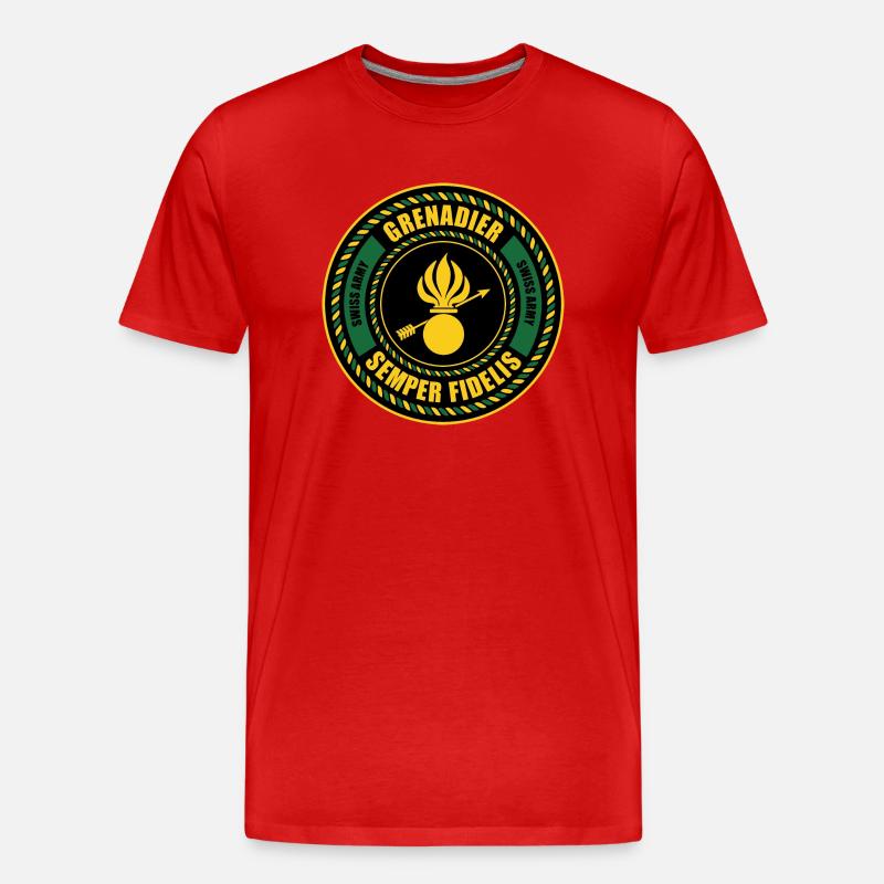 Grenadier - Männer Premium Bio T-Shirt - Rot