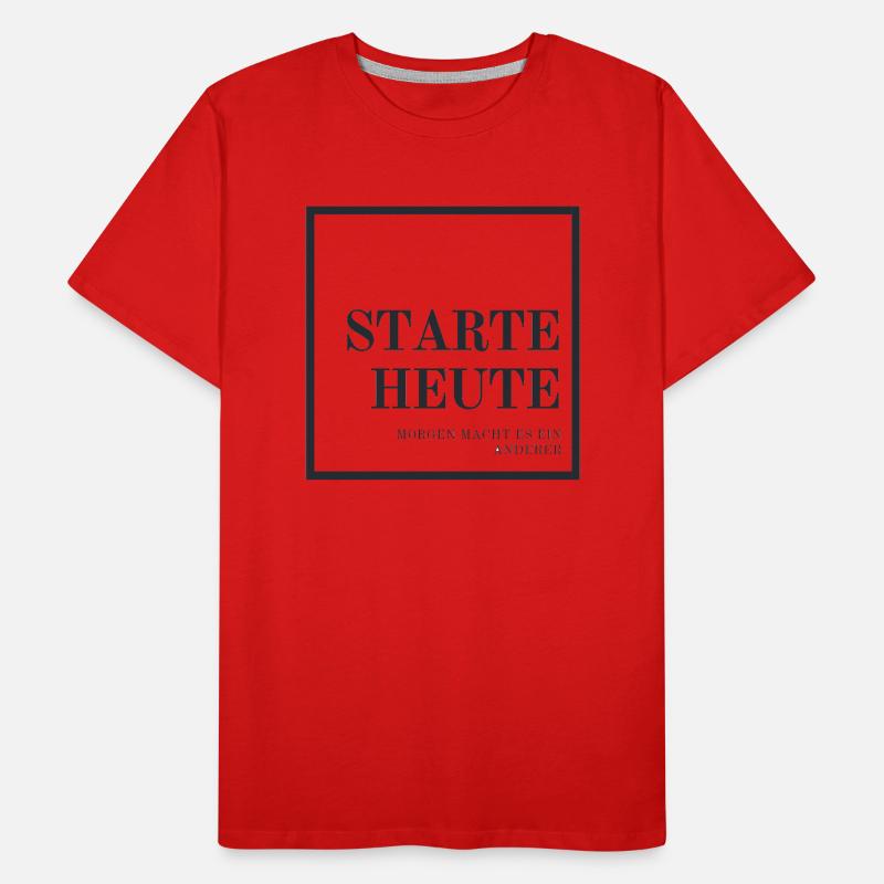 StarteHeute Männer Premium Bio T-Shirt