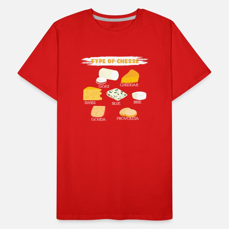 Type de fromage T-shirt bio Premium Homme