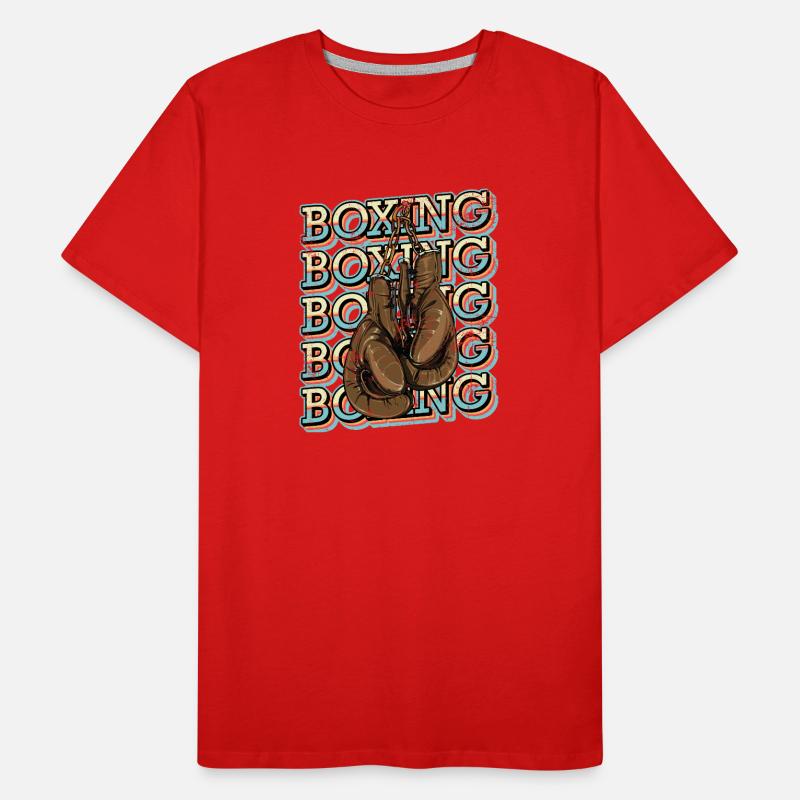 Boxing boxes Men's Premium Organic T-Shirt