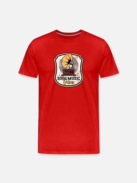 In Soul Music we trust - Men's Premium Organic T-Shirt - red