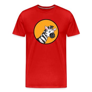 Safari Zoo Animal Safari Zoo - T-shirt bio Premium Homme - rouge - Devant - Damien (186cm)