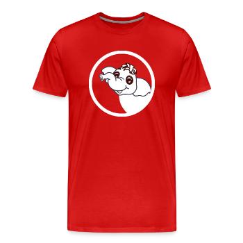 Safari Zoo Animal Safari Zoo - T-shirt bio Premium Homme - rouge - Devant - Damien (186cm)