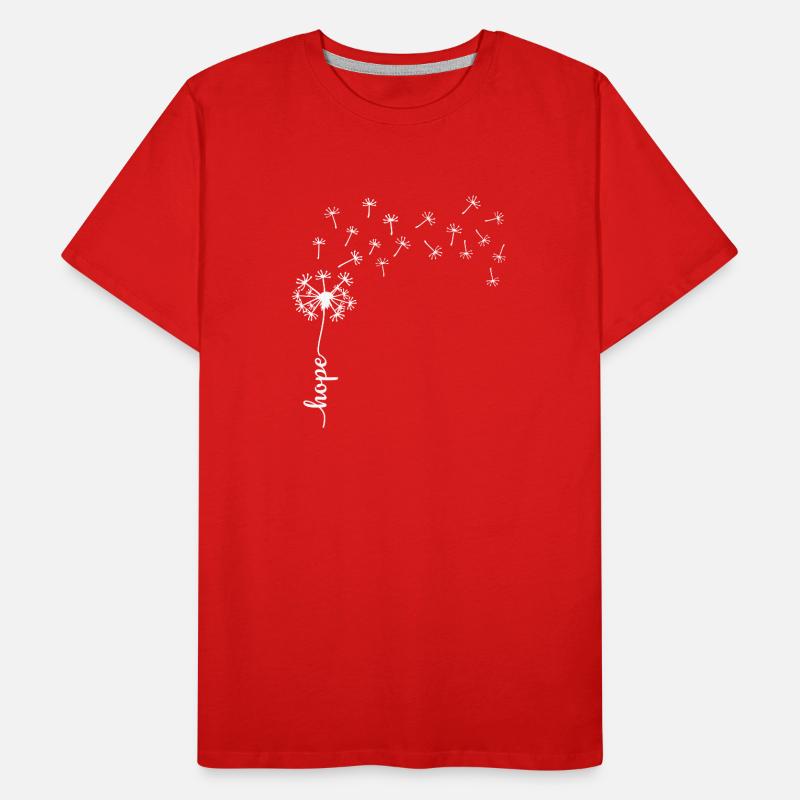 Conception de Hope Dandelion T-shirt bio Premium Homme