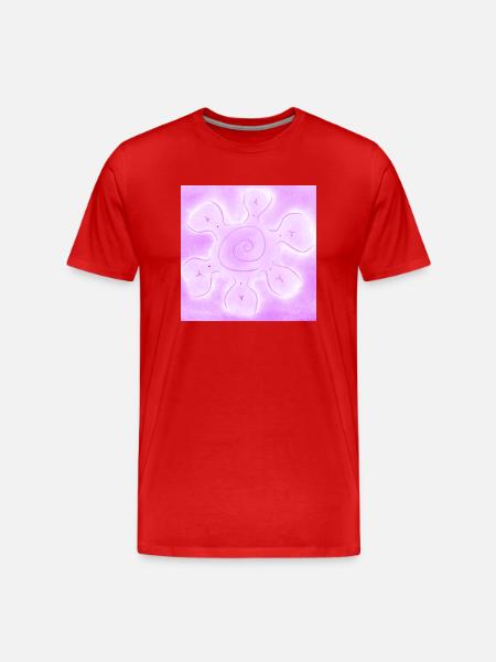 SOLESASO MORADITO - Männer Premium Bio T-Shirt - Rot