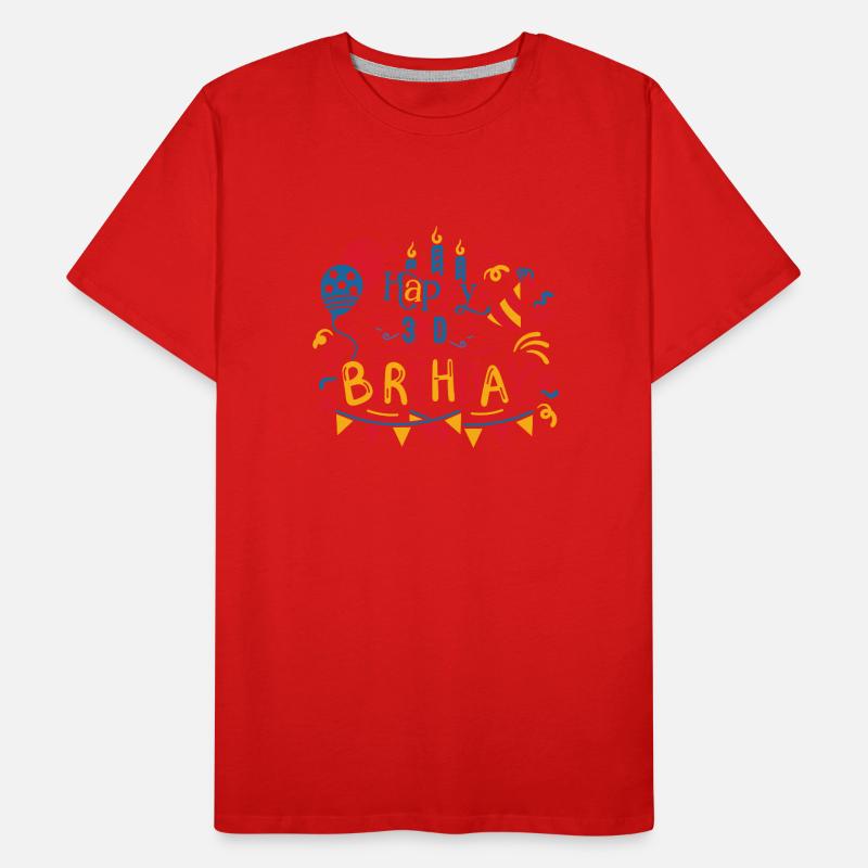 Happy 3rd Birthday Third 3 Year Old Gift Ideas Men's Premium Organic T-Shirt