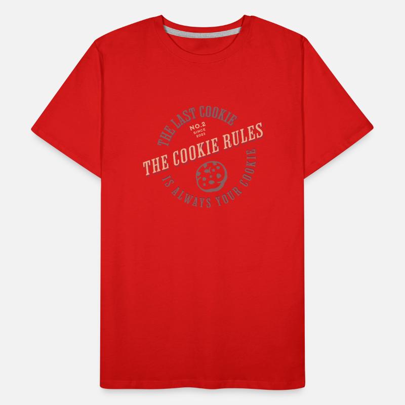 The Cookie Rules - Cookie Rules - Gift Men's Premium Organic T-Shirt