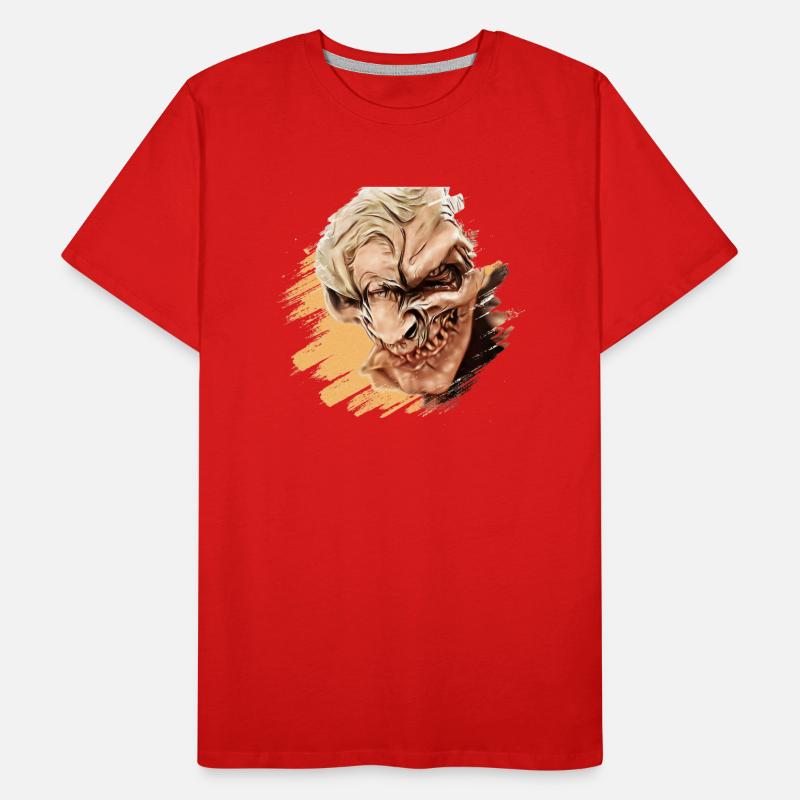 Krampus Percht Devil 2322 T-shirt bio Premium Homme