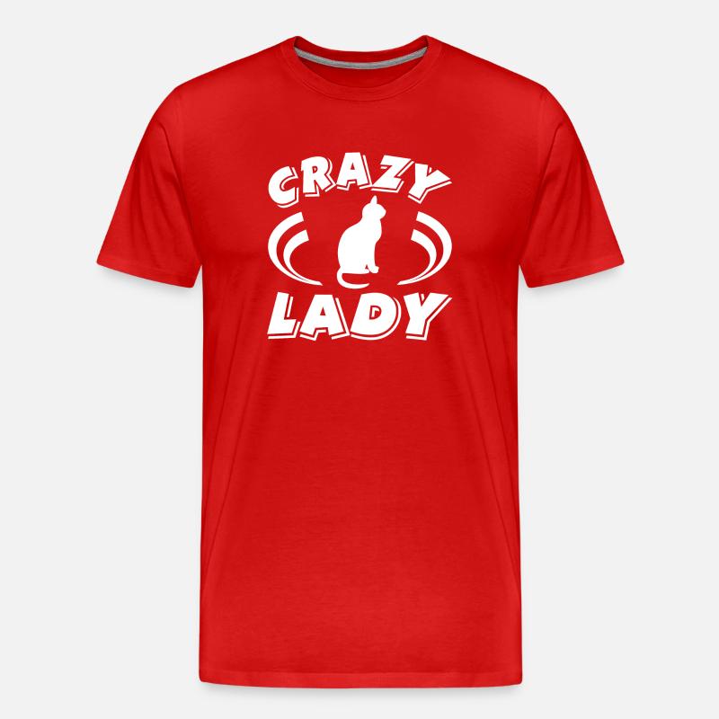 Katze - Männer Premium Bio T-Shirt - Rot