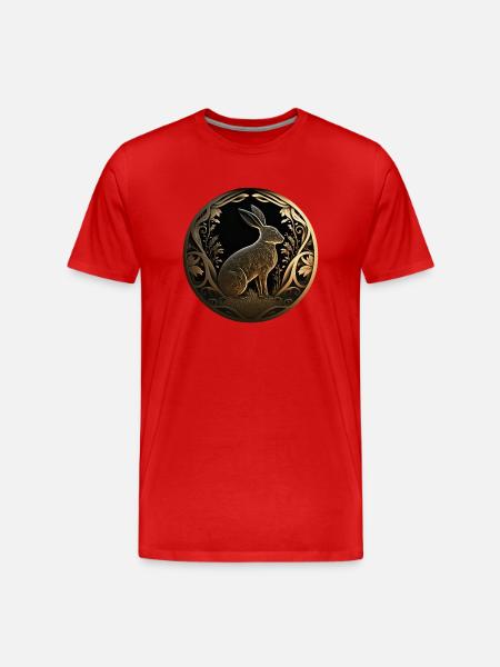 New Year's . - Men's Premium Organic T-Shirt - red