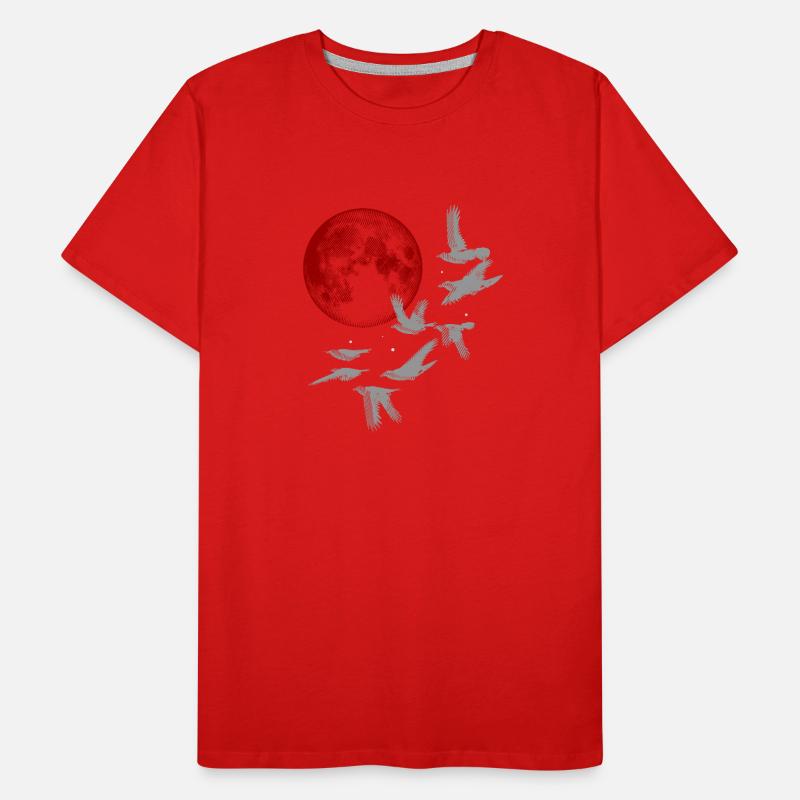 Under the Red Moon Men's Premium Organic T-Shirt