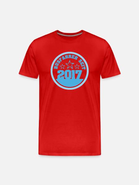 LKW 2017 - Männer Premium Bio T-Shirt - Rot