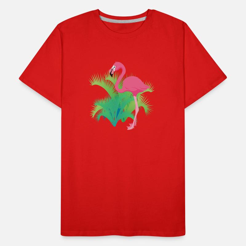 Flamingo Männer Premium Bio T-Shirt