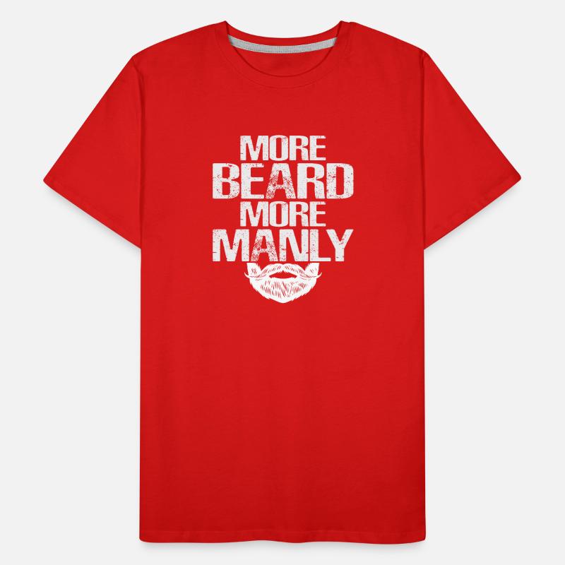 Plus de barbe plus virile T-shirt bio Premium Homme