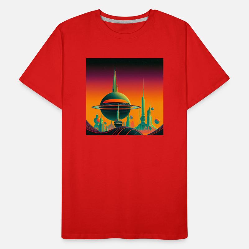 Colonisation de Saturne T-shirt bio Premium Homme