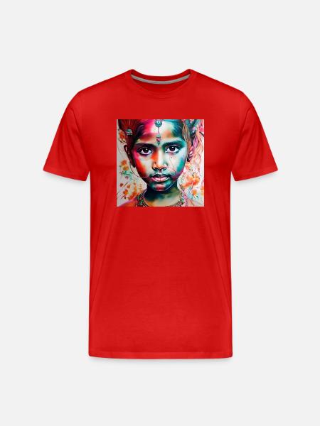 Fillette - T-shirt bio Premium Homme - rouge