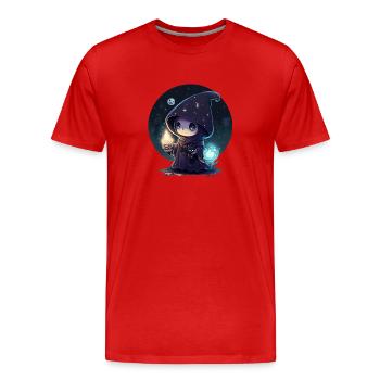 Cosmic Cutie - T-shirt bio Premium Homme - rouge - Devant - Damien (186cm)