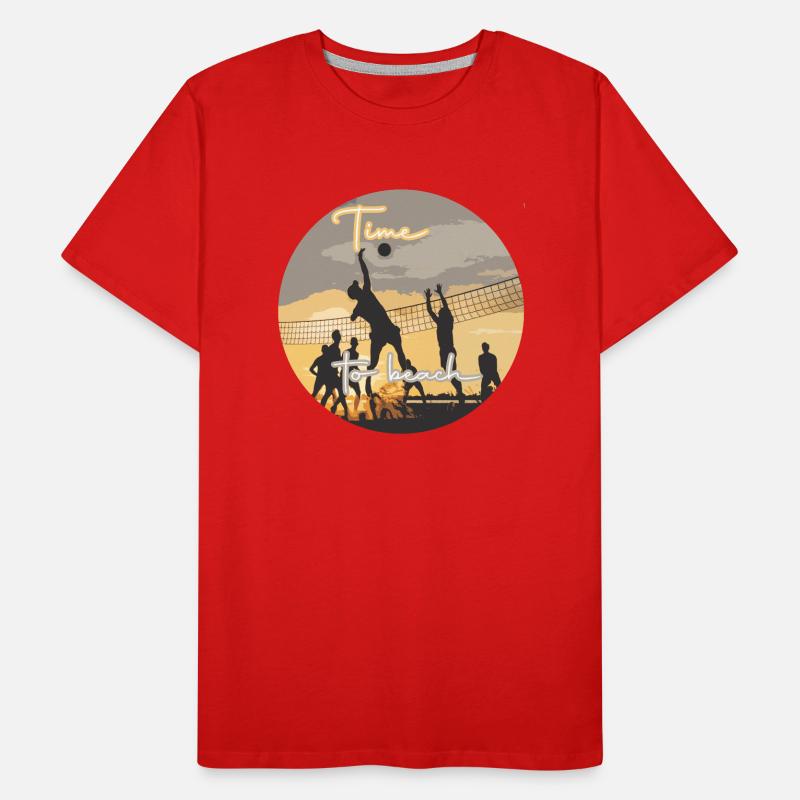 Time to beach ! T-shirt bio Premium Homme