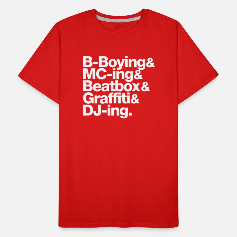 Hip Hop Cinq Éléments T-shirt bio Premium Homme