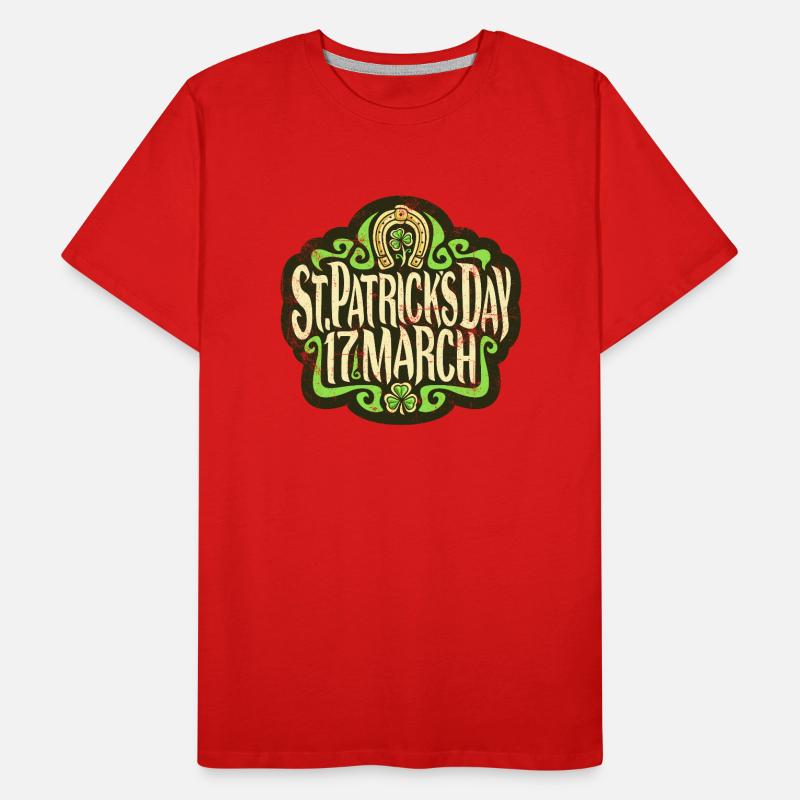 Cadeau de la Saint-Patrick T-shirt bio Premium Homme