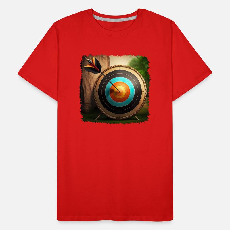Archery requires high precision Men's Premium Organic T-Shirt