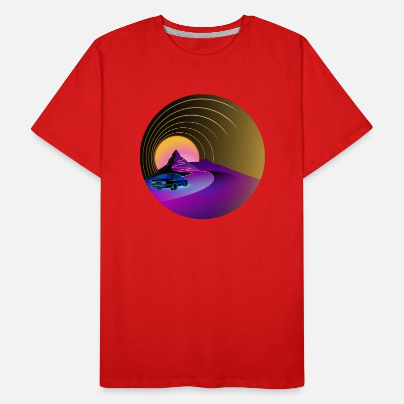 E30 - Retro - Synthwave - Style Männer Premium Bio T-Shirt