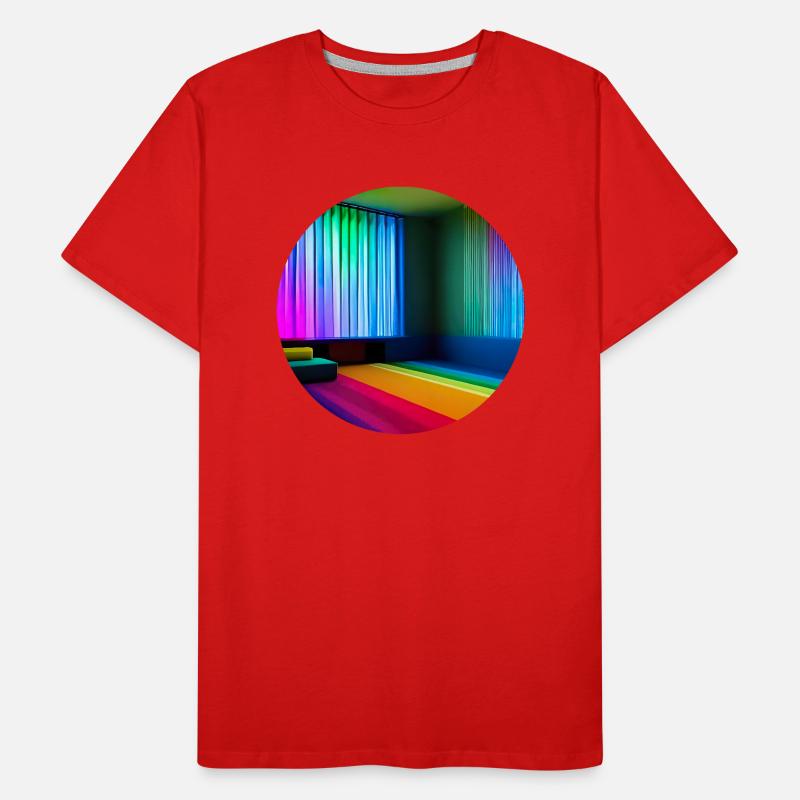 Liminal Space Digital Art Männer Premium Bio T-Shirt