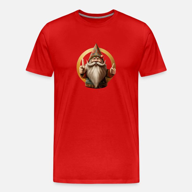 Verdünne den Elfen - Männer Premium Bio T-Shirt - Rot