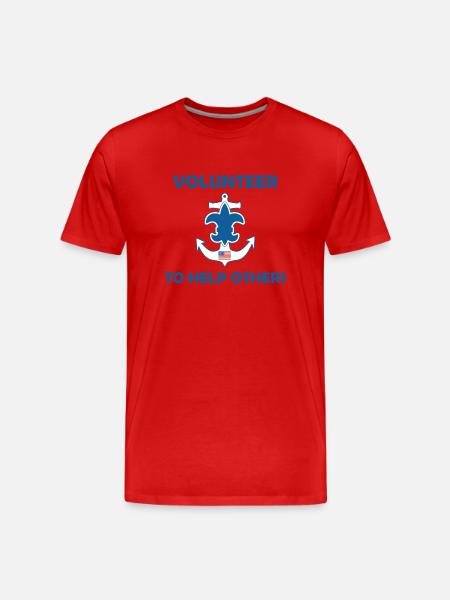 Sea Scout Laws Oath - Men's Premium Organic T-Shirt - red