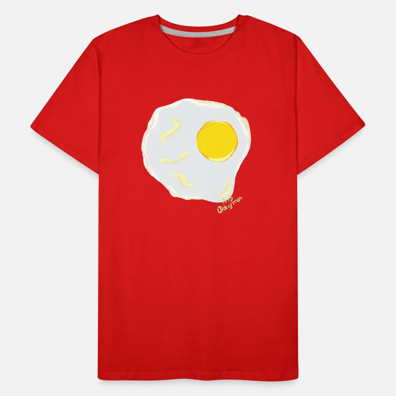 Fried egg Men's Premium Organic T-Shirt