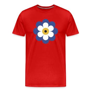 Nazar - T-shirt bio Premium Homme - rouge - Devant - Damien (186cm)