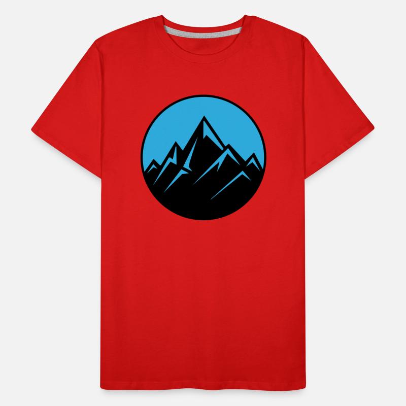 mountains Men's Premium Organic T-Shirt