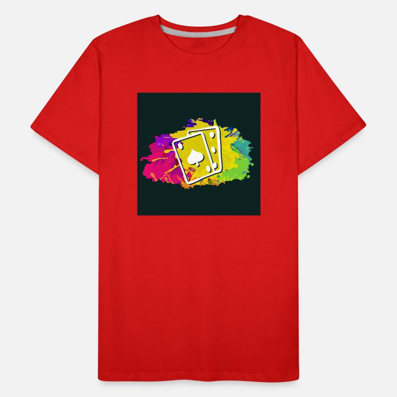 Poker Männer Premium Bio T-Shirt