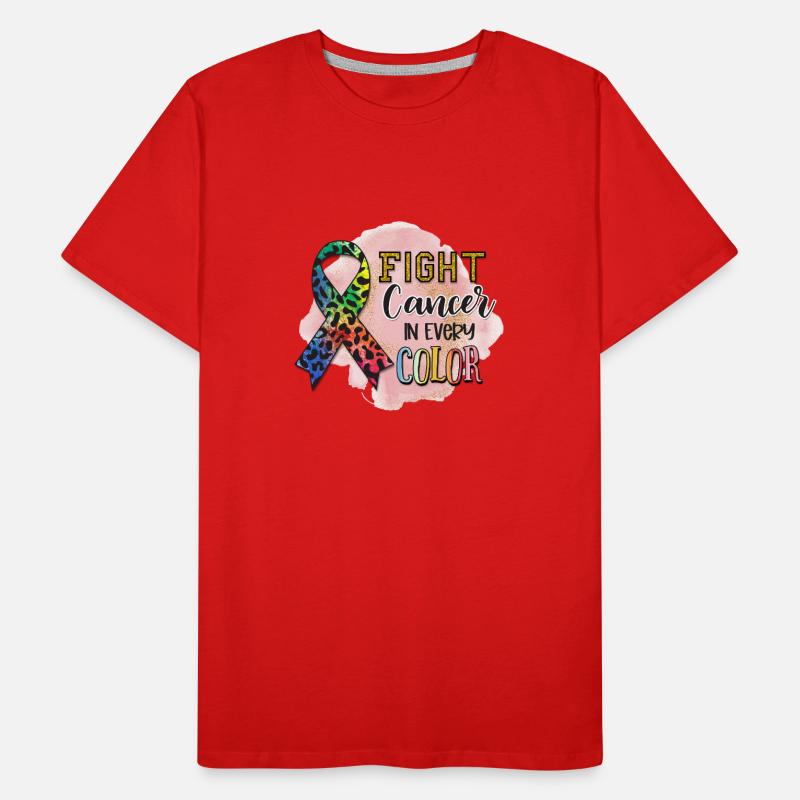 Bekämpfen Sie Krebs in jeder Farbe Männer Premium Bio T-Shirt